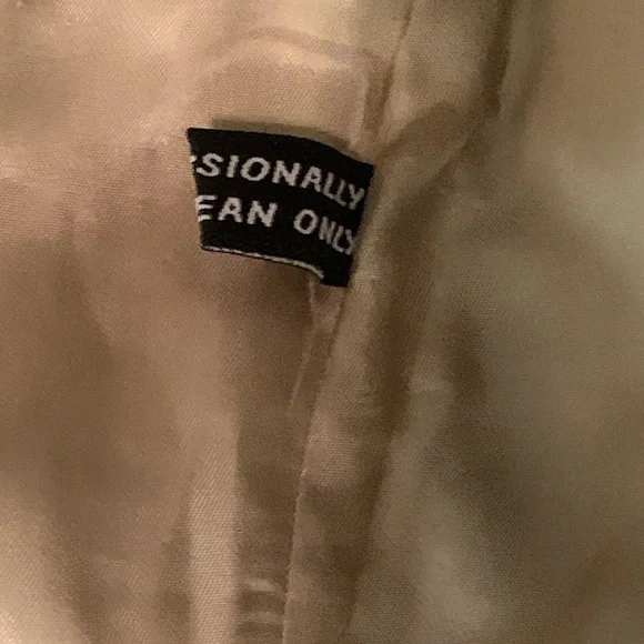 Vintage Yves Saint Laurent Grodins Blazer Taupe Designer Sport Coat Neutral - Picture 5 of 7